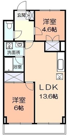 大谷マンションの物件間取画像